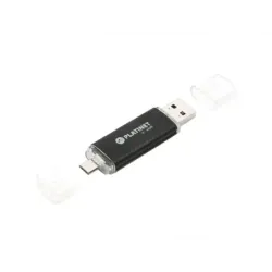 Memorie Stick USB 2.0 & microUSB 2in1 64GB PLATINET, Negru, PMFA64B