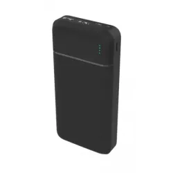 Powerbank Baterie Externa 20000mAh, 3.7V, PLATINET PMPB20W706B, Negru, USB Tip-C, USB-A, microUSB, Indicator LED