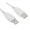 Cablu Extensie USB OMEGA, 3m, Alb , OUAFB3
