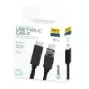 Cablu USB Tip-C la USB Tip-C PLATINET PUCC5A1B, 1M, Negru, 100W, 480Mbps, 5A