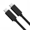 Cablu USB Tip-C la USB Tip-C PLATINET PUCC5A1B, 1M, Negru, 100W, 480Mbps, 5A