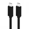 Cablu USB Tip-C la USB Tip-C PLATINET PUCC5A1B, 1M, Negru, 100W, 480Mbps, 5A