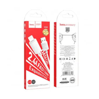 Cablu  Lightning la USB-A HOCO X88, 18W, 1m, Alb