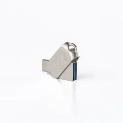 Memorie Stick USB Pendrive 3.2 MUDP PLATINET, PMFMC64, 64GB, Gri, USB 3.2 si USB tip-C