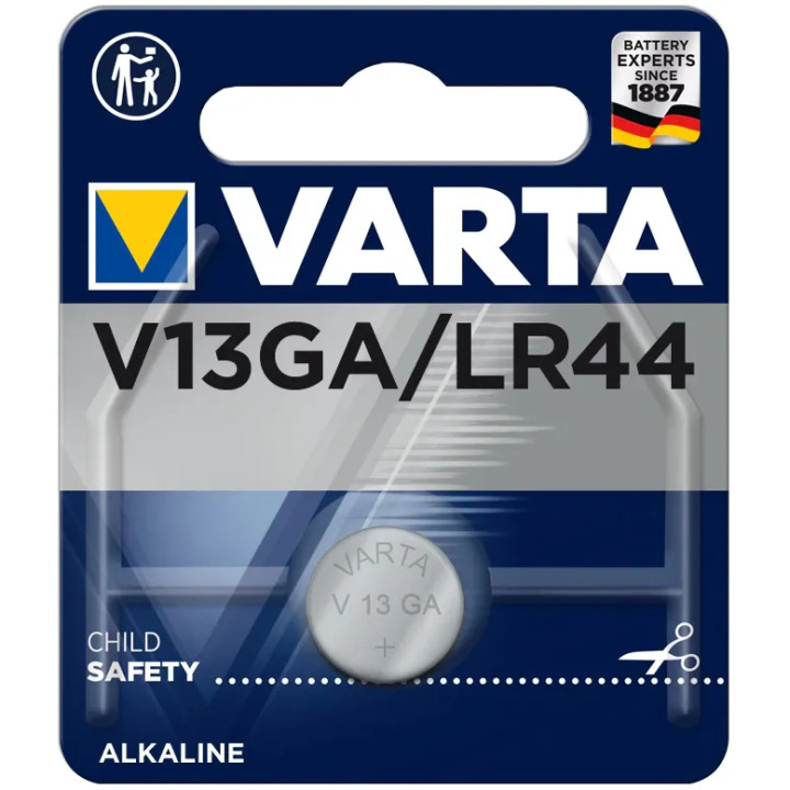 Varta baterie buton AG13 alcalina, 1.5 V, LR44, V13GA