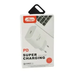 Incarcator de Perete ALIEN A-09, Quick Charge 3.0, Iesire USB Tip-C, Alb