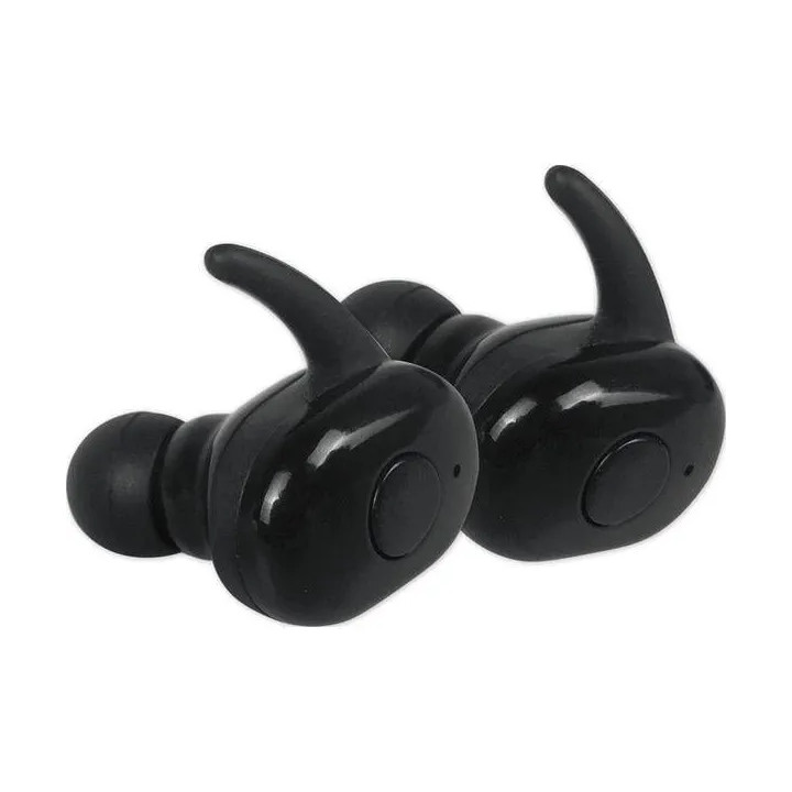 Casti Bluetooth 5.0 cu EDR Freestyle FS1083, wireless cu microfon HD, cu statie incarcare, negre