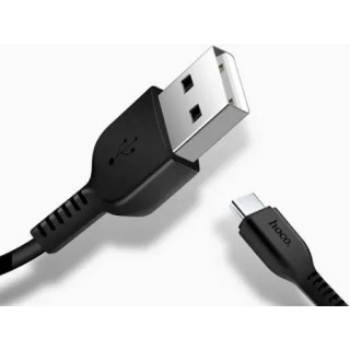 Cablu USB-A la USB Tip-C HOCO X20, 3A, Negru, 1m