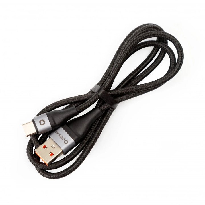Cablu USB-A la USB Tip-C PLATINET PSCCA120, Negru, 1m, 3A