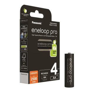 Acumulatori PANASONIC Eneloop Pro,  AA/LR6, BK-3HCDE/4BE