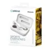 Casti In-Ear Bluetooth 5.0 Sport PLATINET PM1040, Alb, cu Carcasa de Incarcare, cu Microfon HD