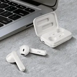 Casti In-Ear Bluetooth 5.0 Sport PLATINET PM1040, Alb, cu Carcasa de Incarcare, cu Microfon HD