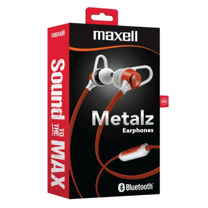 Casti Maxell Bluetooth Metalz Onesie, cu fir, portocaliu