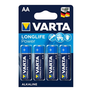 Set 4 Baterii Alcaline VARTA LONGLIFE AA LR6