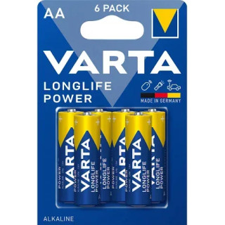 Set 4+2 Baterii Alcaline VARTA LONGLIFE AA LR6