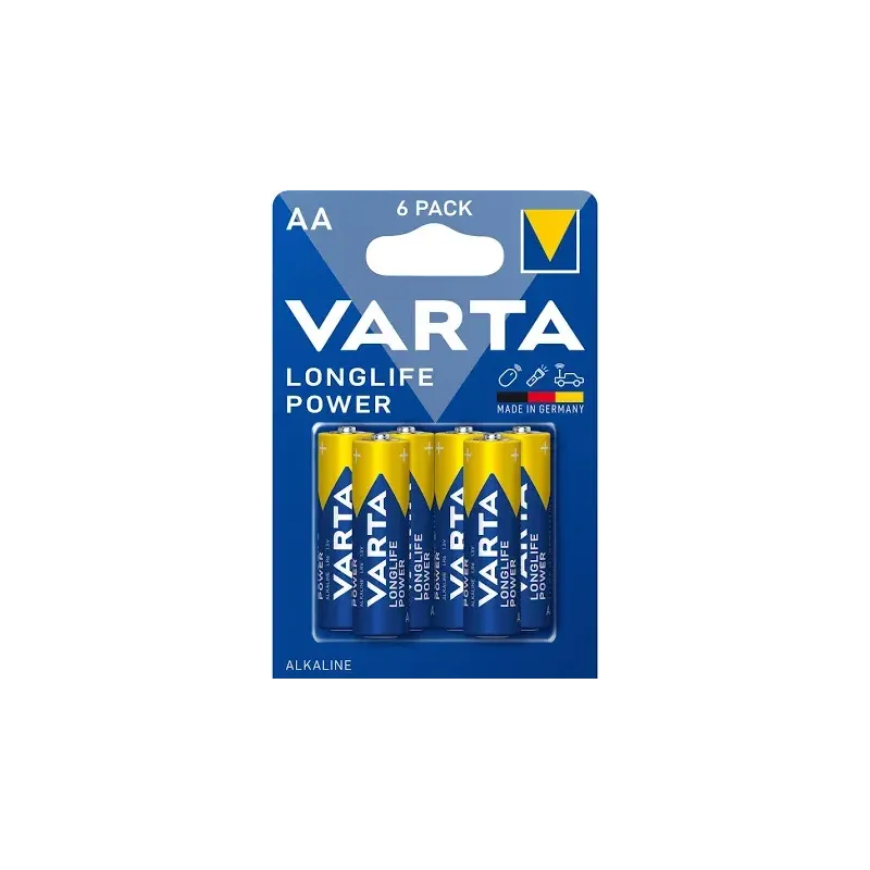 Set 4+2 Baterii Alcaline VARTA LONGLIFE AA LR6