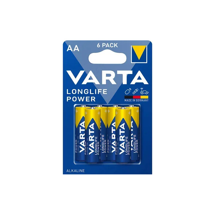 Set 4+2 Baterii Alcaline VARTA LONGLIFE AA LR6