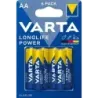 Set 4+2 Baterii Alcaline VARTA LONGLIFE AA LR6