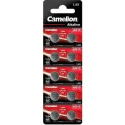 Set 10 Baterii Alcaline CAMELION AG13 LR44 LR1154