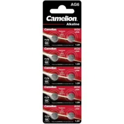 Set 10 Baterii Alcaline CAMELION AG6 LR69 LR921
