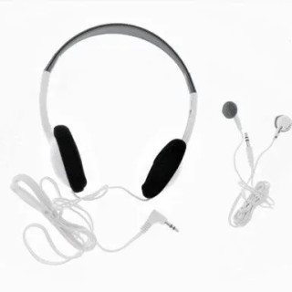 Combo casti in-ear si on-ear(EB-95/HP-200F) MAXELL, Stereo, Alb/Gri