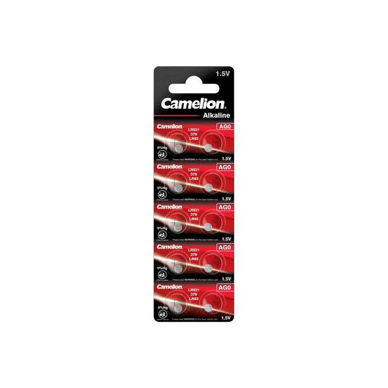 Set 10 Baterii Alcaline CAMELION AG0 LR63 LR521