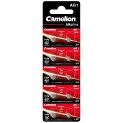 Set 10 Baterii Alcaline CAMELION AG1 LR60 LR621