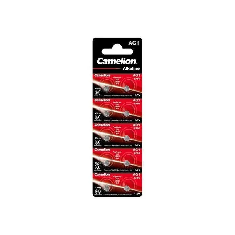 Set 10 Baterii Alcaline CAMELION AG1 LR60 LR621