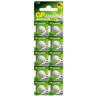 Set 10 Baterii Alcaline GP 186 LR43 186F-2C10