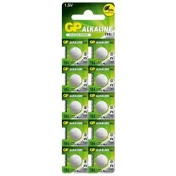 Set 10 Baterii Alcaline GP 186 LR43 186F-2C10