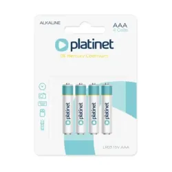 Set 4 Baterii Alcaline AAA PLATINET LR03 PMBLR034B