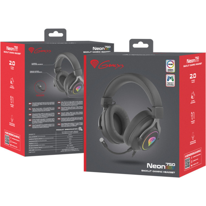 Casti Genesis Neon 750 RGB
