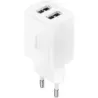 Incarcator de Perete Dual USB-A BASEUS 2U Compact 10.5W Alb CCXJ010201