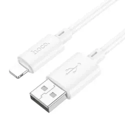 Cablu USB-A la Lightning HOCO X88 2.4A 1m Alb