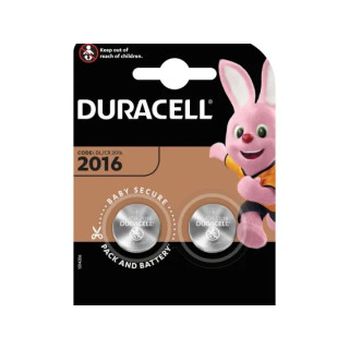 Set 2 Baterii Alcaline DURACELL CR2016