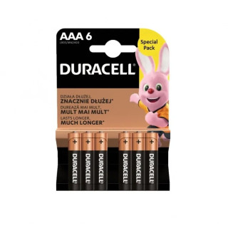 Set 6 Baterii Alcaline DURACELL AAA LR03