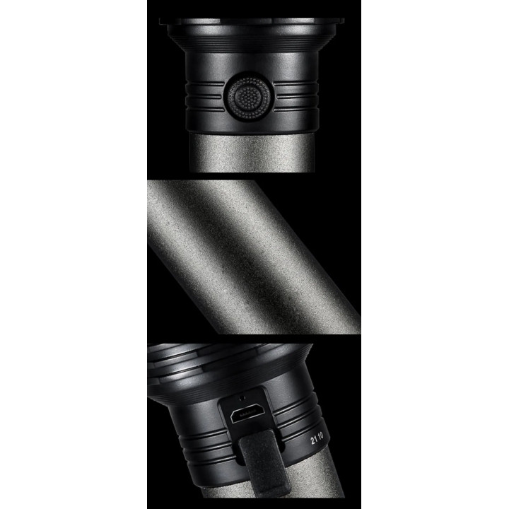 Lanterna LED, PLATINET, 3W, GRI, PAF06