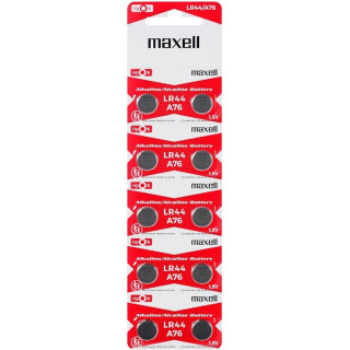 Set 10 Baterii Alcaline MAXELL LR44 A76