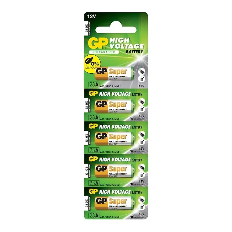 Set 5 Baterii Alcaline GP A23 GP23AF-2C5