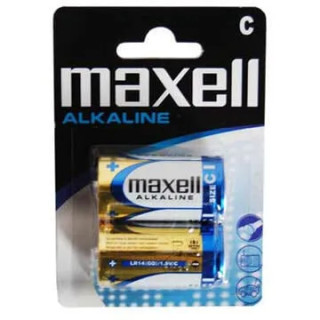 Set 2 Baterii Alcaline MAXELL C LR14 MN1400