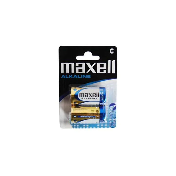 Set 2 Baterii Alcaline MAXELL C LR14 MN1400