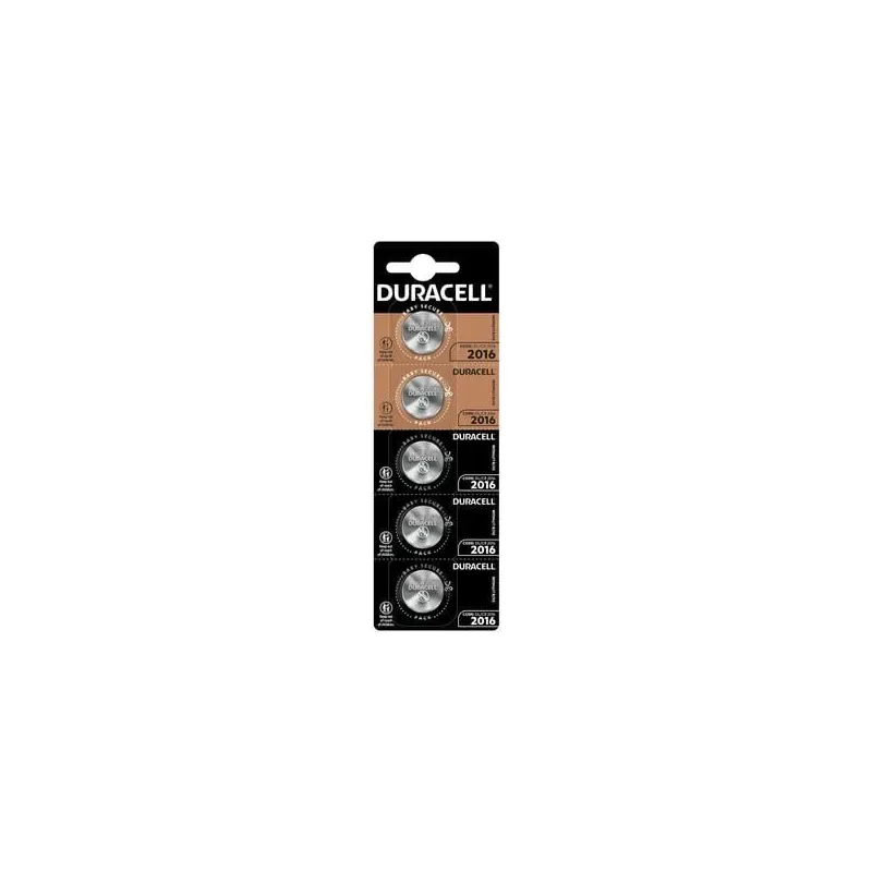 Set 5 Baterii Alcaline DURACELL CR2016