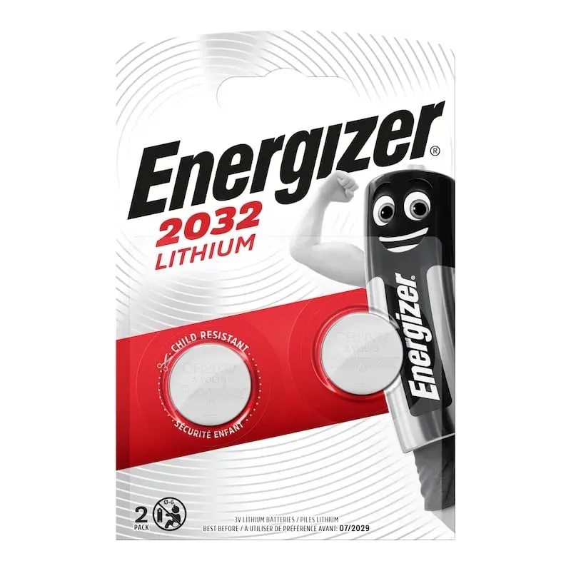 Set 2 Baterii Alcaline ENERGIZER CR2032