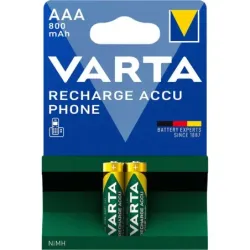 Set 2 Acumulatori VARTA AAA HR03 800mAh
