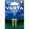 Set 2 Acumulatori VARTA AAA HR03 800mAh