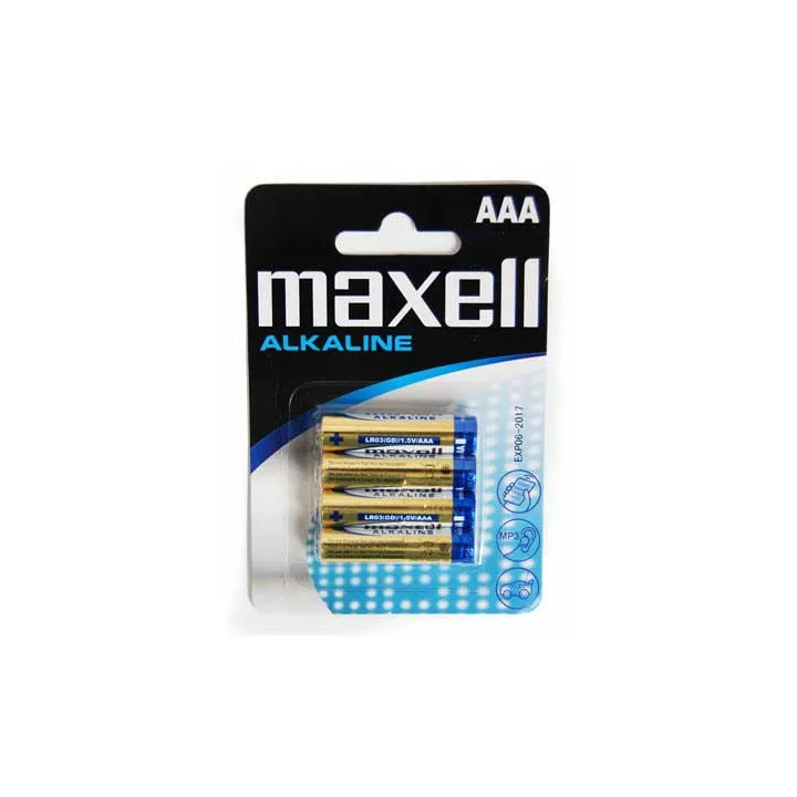 Set 4 Baterii Alcaline MAXELL AAA  LR03
