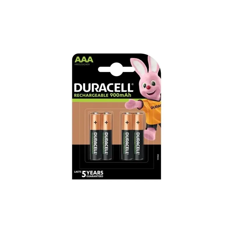 Set 4 Acumulatori DURACELL AAA HR03 750mAh