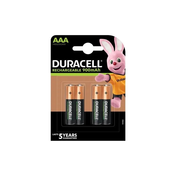 Set 4 Acumulatori DURACELL AAA HR03 750mAh