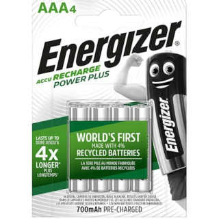 Set 4 Acumulatori ENERGIZER POWER PLUS AAA HR03 700mAh