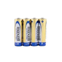 Set 4 Baterii Alcaline MAXELL AA LR6 Folie